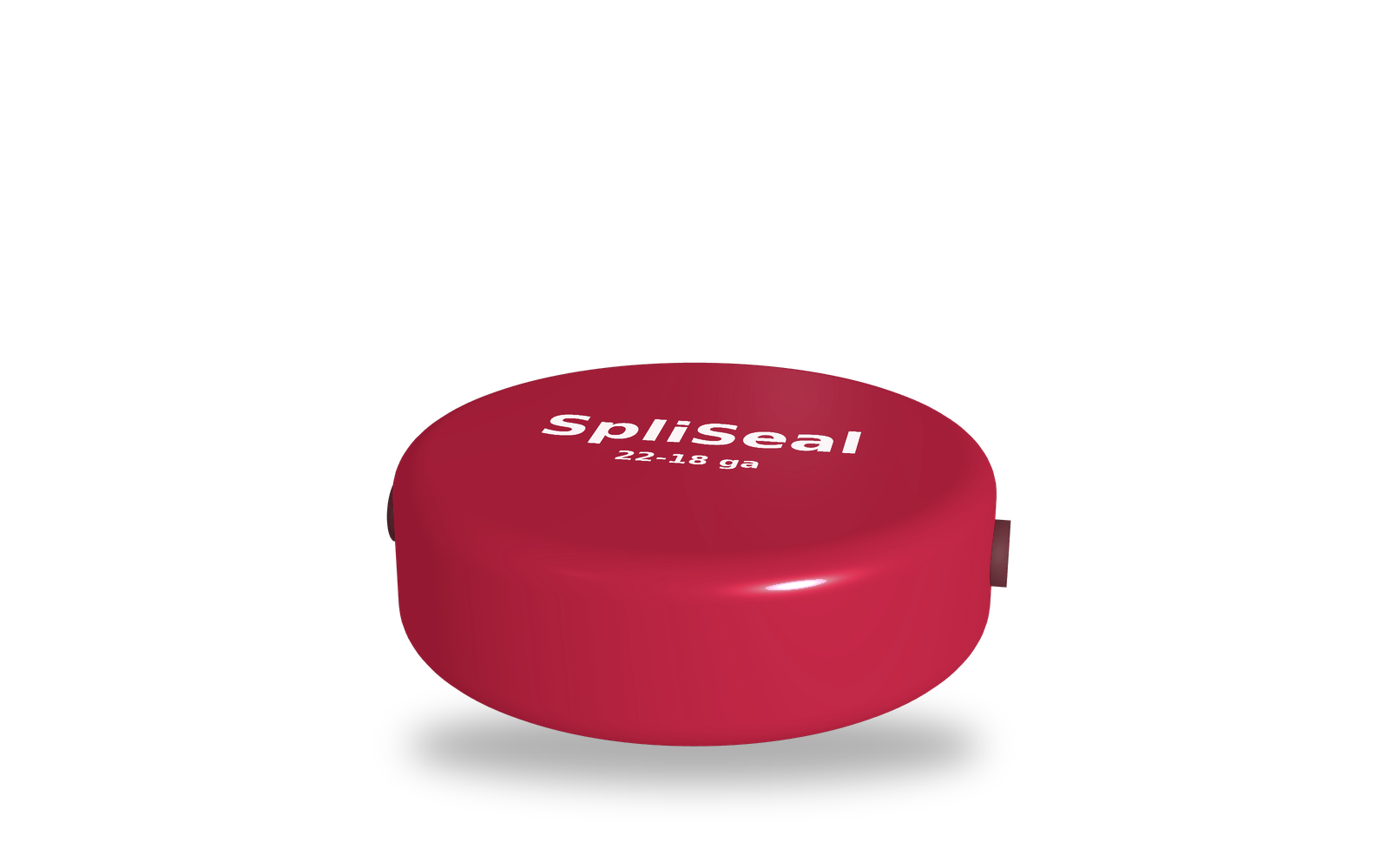 The closed red SpliSeal billet-aluminum mold